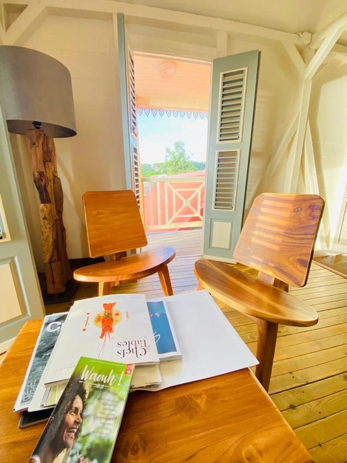 Habitation Baliache - Maison Creole Avec Jardin Privatif, Plage A 200M Deshaies Eksteriør billede