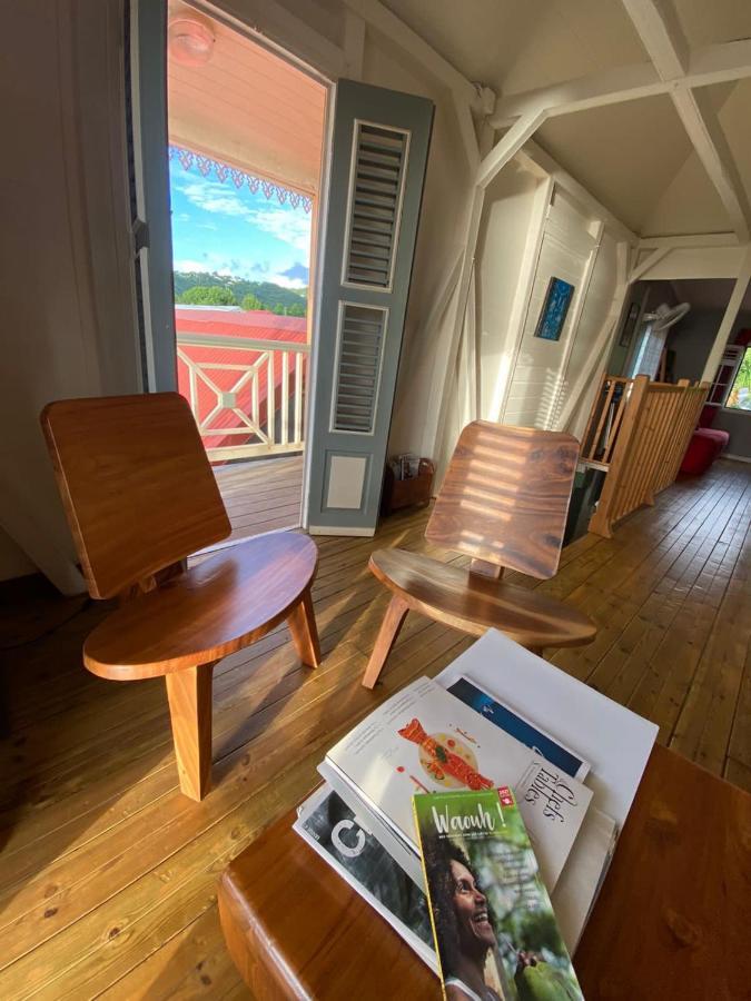 Habitation Baliache - Maison Creole Avec Jardin Privatif, Plage A 200M Deshaies Eksteriør billede