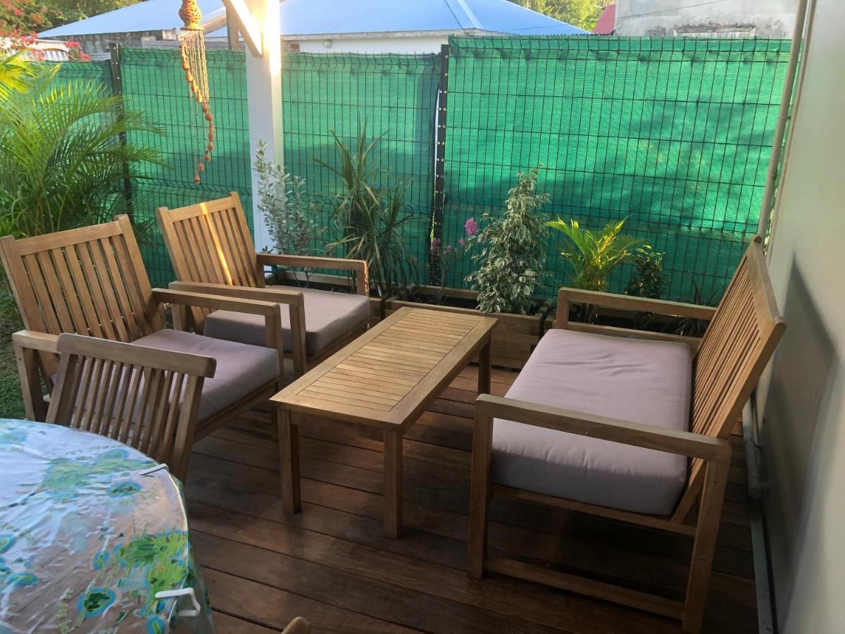 Habitation Baliache - Maison Creole Avec Jardin Privatif, Plage A 200M Deshaies Eksteriør billede